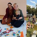 Asociacijos &bdquo;Mes trys&ldquo; steigėjos Miglė Valkauskienė ir Aleksandra Stadalienė