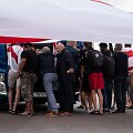 Baltarusių protestas prie Medininkų pasienio punkto