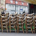 Lauko kavinių sezono pradžia Vilniuje.