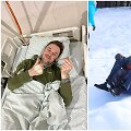Marius Žičkus ligoninėje / Tėtis ir sūnus leidžiasi nuo kalno (asociatyvinė nuotr.)
