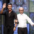 Dizaineriai Domenico Dolce (de&scaron;inėje) ir Stefano Gabbana
