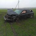Kėdainių rajone nuo kelio nuvažiavo ir vertėsi &bdquo;Audi&ldquo;