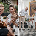 Martynas ir Viktorija Pociai, Karina ir Mantas Dani&scaron;kevičiai su vaikais