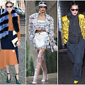I&scaron; kairės: Olivia Palermo, Kaia Gerber, Bella Hadid