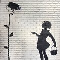 Gatvės menininko Banksy pie&scaron;inys