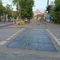 Vilniuje, Pylimo gatvėje, uždažyta vaivoryk&scaron;tės spalvų perėja.