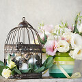 Velykų stalo dekoras