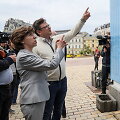 Prancūzijos užsienio reikalų ministrė C.Colonna ir Ukrainos užsienio reikalų ministras D.Kuleba vizito gegužę metu