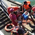 Prie tilto į jūrą trečiadienio rytą surengtos pratybos