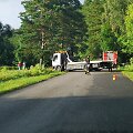Jonavos rajono Salupių kaime nuo kelio nuskriejo &bdquo;VW Passat&ldquo;, vairuotojas spruko