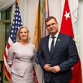 Laurynas Kasčiūnas su Christine Wormuth