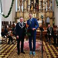 Kretingos rajono savivaldybės meras Antanas Kalnius su Garbės piliečiu Gintaru Krapiku.