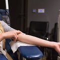 Lėtine mieloleukemija serganti pacientė