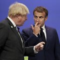 Borisas Johnsonas ir Emmanuelis Macronas