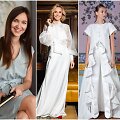 Agnė Deveikytė ir jos kurta vestuvinė suknelė bei kostiumai
