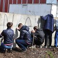 &Scaron;alčininkų jaunimas valo vandalų užra&scaron;us