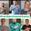 &bdquo;Eurovaistinės&ldquo; skiepijamas saugus sveikinimosi būdas plinta &ndash; vis daugiau žmonių glaudžia ranką prie &scaron;irdies