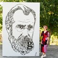 Los Andžele menininkės J.Vaitkutės instaliacija įamžino čia gyvenusį signatarą Mykolą Birži&scaron;ką