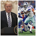 Donaldas Trumpas ir &bdquo;Dallas Cowboys&ldquo; žaidėjas Ezekielis Elliotas