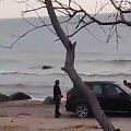 BMW vairuotojas Karklės pajūryje