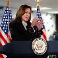 CNN: K. Harris paramą i&scaron;rei&scaron;kė pakankamai demokratų delegatų / Erin Schaff / via REUTERS