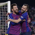Lionelis Messi ir Jordi Alba 