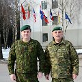 2018 metai, Rukla. Lietuvos kariuomenės vir&scaron;ila Vitalijus Kuznecovas ir NATO prie&scaron;akinių pajėgų bataliono Kroatijos kontingento vyr. leitenantas Mato Kuljanacas