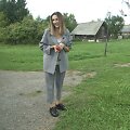 Katažina Zvonkuvienė savo vaikystės namuose Padvarionyse