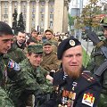 Givis (kairėje) ir Motorola - DNR teroristų lyderiai žvangino ordinais