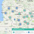 Interaktyvus informacijos sekimo žemėlapis