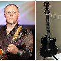 Gytis Pa&scaron;kevičius ir naujoji jo gitara