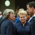 Theresa May, Dalia Grybauskaitė ir Markas Rutte