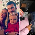 Žilvinas Tratas ir Julija Lubičanskaja su dukra Lukerija