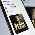 Donaldas Trumpas socialiniuose tinkluose / Andre M. Chang / ZUMAPRESS.com