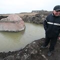Ver&scaron;ių kaime atkastas milžini&scaron;kas akmuo