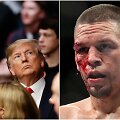 Donaldas Trumpas atėjo pasižiūrėti UFC kovų.