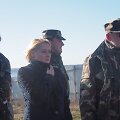 NŽT vadovė Daiva Gineikaitė kartu su VSAT pareigūnais vietoje įvertino lauko darbus, demarkuojant Lietuvos-Rusijos sieną.