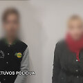 Vaikinas ir mergina, kurie įtariami Klaipėdoje apvogę nepilnametį