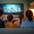&Scaron;eima žiūri filmą (asociatyvinė nuotr.)