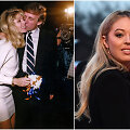 Donaldas Trumpas su Marla Maples ir Tiffany Trump