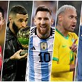 Cristiano Ronaldo, Karimas Benzema, Lionelis Messi, Neymaras ir Kylianas Mbappe