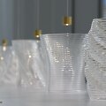 3D spausdintuvu pagamnti stiklo dirbiniai