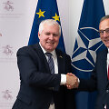 Kra&scaron;to apsaugos ministras Arvydas Anu&scaron;auskas susitiko su naujuoju Vokietijos ambasadoriumi Lietuvoje Corneliusu Zimmermannu. 