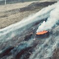 Po Islandiją keliaujanti Asta įamžino besiveržiantį ugnikalnį