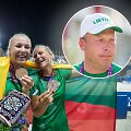 Buvusios pasaulio jaunimo karalienės I.Dumbauskaitė ir M.Povilaitytė-Paulikienė vėl keičia porininkes.