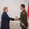 Prezidentė Dalia Grybauskaitė ir Gen. Raimundas Vaik&scaron;noras