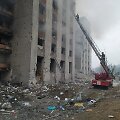 Ugniagesiai gelbėtojai &scaron;alina Rusijos ap&scaron;audymų padarinius
