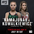 Rose Namajunas patyrė pralaimėjimą
