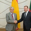 Saulius Skvernelis Vyriausybės rūmuose priėmė Ispanijos užsienio reikalų ir bendradarbiavimo ministrą Alfonso Dastisą.
