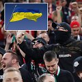 Vengrijos sirgaliai i&scaron;niekino Ukrainos vėliavą